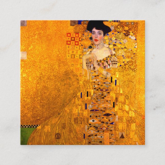 Gustav Klimt Porträtt från Adele Bloch Bauer Tilläggskort (Framsida)