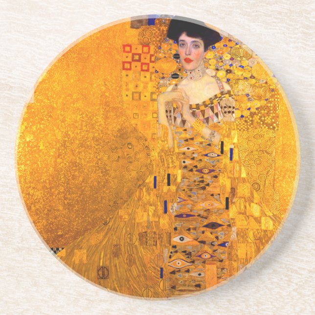 Gustav Klimt Porträtt från Adele Bloch Bauer Underlägg (Framsidan)