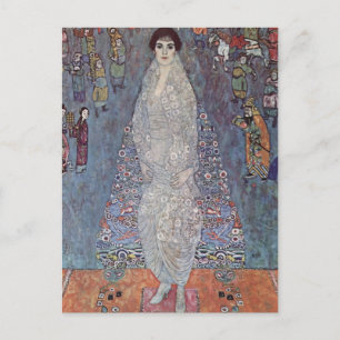 Gustav Klimt- Porträtt från Baroness Bachofen-Echt Vykort