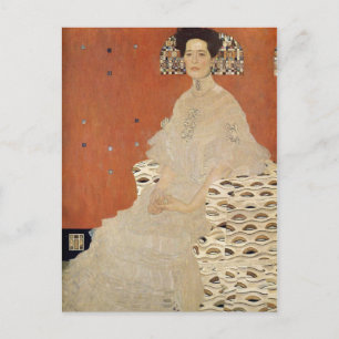 GUSTAV KLIMT - Porträtt från Fritza Riedler 1906 Vykort