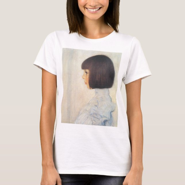 Gustav Klimt Porträtt från Helene Klimt T Shirt (Framsida)