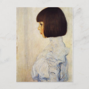 Gustav Klimt Porträtt från Helene Klimt-vykort Vykort