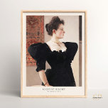 Gustav Klimt Porträtt från Marie Breunig Painting Poster<br><div class="desc">Den berömde konstnären Gustav Klimt presenterar "Porträtt från Marie Breunig". Den här fängslande konsten fångar på ett vackert sätt själva kärnan i subjekt och visar Klimts behärskning i porträtter. Öka din dekoration med den här eleganten av en berömd artist.</div>