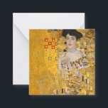 Gustav Klimt - Porträtt i Adele Bloch-Bauer I Anteckningskort<br><div class="desc">Porträtt i Adele Bloch-Bauer I - Gustav Klimt,  Oil on Canvas,  1907</div>