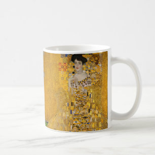 Gustav Klimt - Porträtt i Adele Bloch-Bauer I Kaffemugg