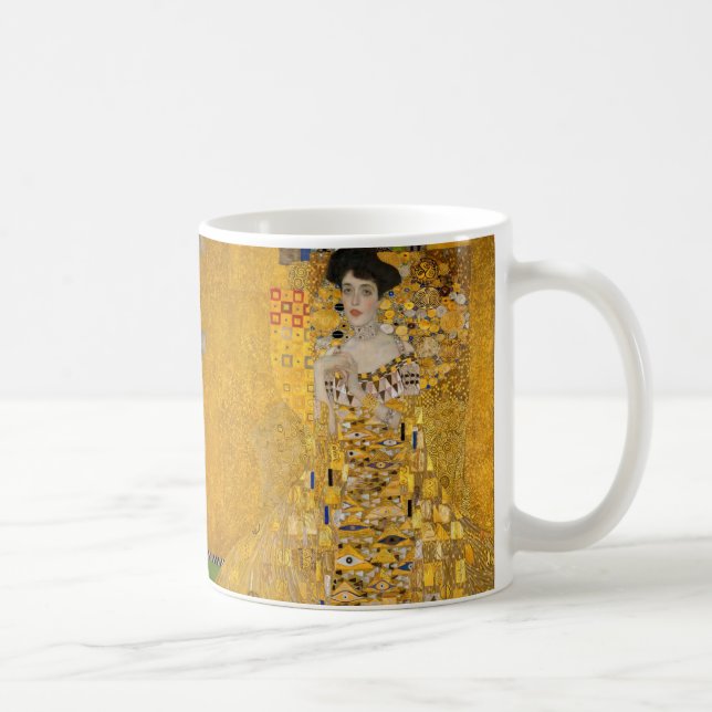 Gustav Klimt - Porträtt i Adele Bloch-Bauer I Kaffemugg (Höger)