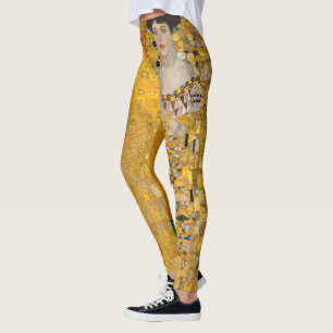 Gustav Klimt - Porträtt i Adele Bloch-Bauer I Leggings