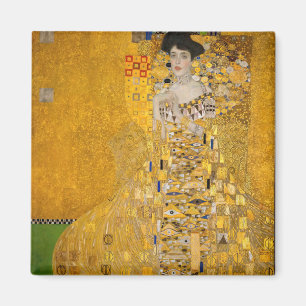 Gustav Klimt - Porträtt i Adele Bloch-Bauer I Magnet