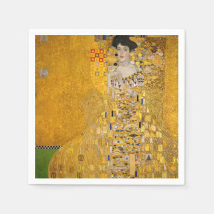 Gustav Klimt - Porträtt i Adele Bloch-Bauer I Pappersservett