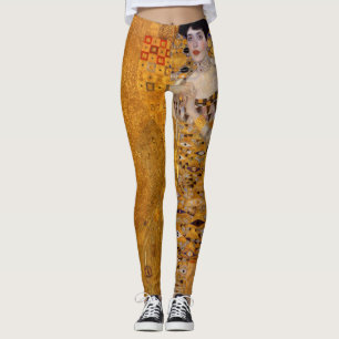 Gustav Klimt Porträtt i Adele GalleryHD-Vintage Leggings
