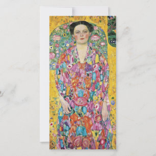 Gustav Klimt - Porträtt i Eugenia Primavesi Julkort