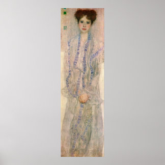 Gustav Klimt - Porträtt i Gertha Felssovanyi Poster