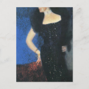 Gustav Klimt- Porträtt i Ro Rosthorn-Friedmann Vykort