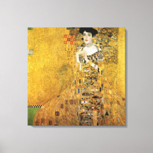 GUSTAV KLIMT - Portret skåpbil Adèle Bloch-Bauer Canvastryck