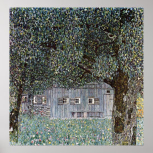 Gustav Klimt Poster ~ Farm Houses