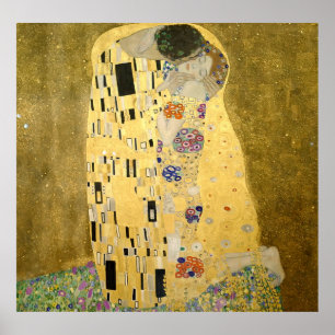 Gustav Klimt Poster - Kiss