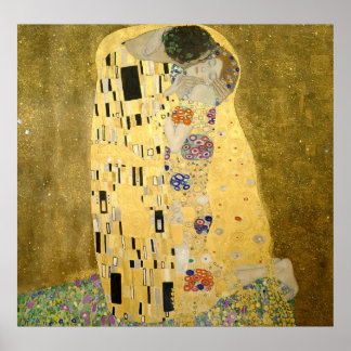 Gustav Klimt Poster - Kiss
