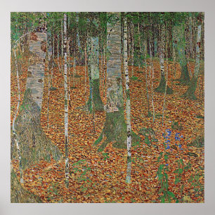 Gustav Klimt Poster ~ Skogen