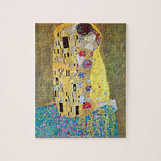 Gustav Klimt - pussel för kyss 2 (Vertikal)