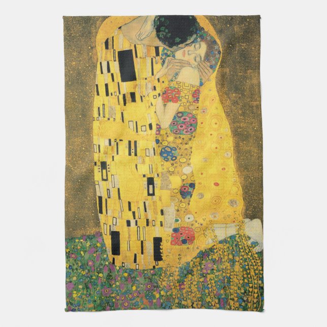GUSTAV KLIMT - pussen 1907 Kökshandduk (Vertikal)