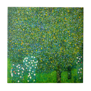 Gustav Klimt ro under Pearträd belägger med tege Kakelplatta