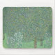 Gustav Klimt - Rosebuskar under Träd Musmatta (Framsidan)