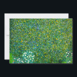 Gustav Klimt Rosor under Pear Träd inbjudningar<br><div class="desc">Gustav Klimt Rosor under Pear Träd inbjudningar. Olja på arbetsyta från 1905. En vacker målning från den österrikiska konstnären Gustav Klimt. Ett av Klimts fantastiska landskap som blandar ihop imitistiska och art nouveau, i detta arbete förenas Klimts kärlek av blommor och träd med livfulla gröntar och gulter. En underbarare konstgåva...</div>