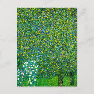 Gustav Klimt Rosor under Pear Träd vykort