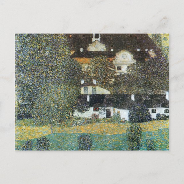 Gustav Klimt- Schloss Kammer am Attersee, II Vykort (Framsida)