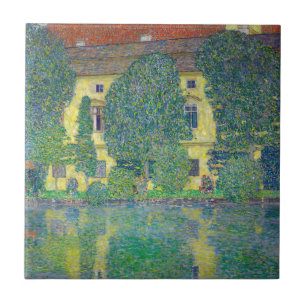 Gustav Klimt - Schloss Kammer am Attersee III Kakelplatta