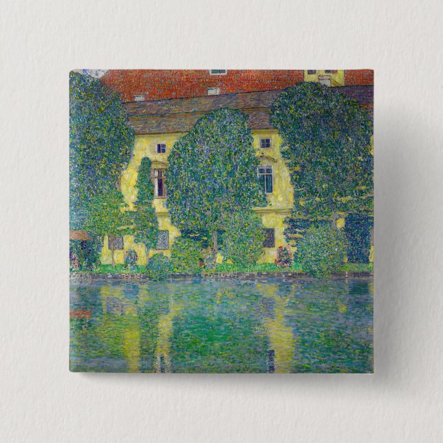 Gustav Klimt - Schloss Kammer am Attersee III Knapp (Framsida)
