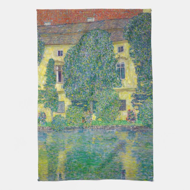 Gustav Klimt - Schloss Kammer am Attersee III Kökshandduk (Vertikal)