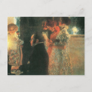Gustav Klimt- Schubert vid Piano II Vykort