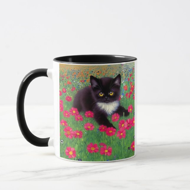 Gustav Klimt Smokingkatt Mugg (Vänster)