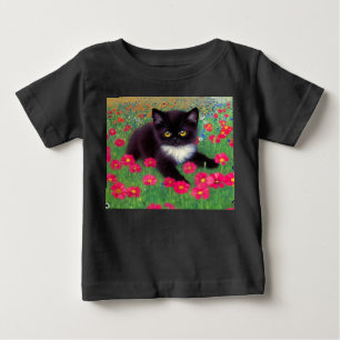 Gustav Klimt Smokingkatt T Shirt