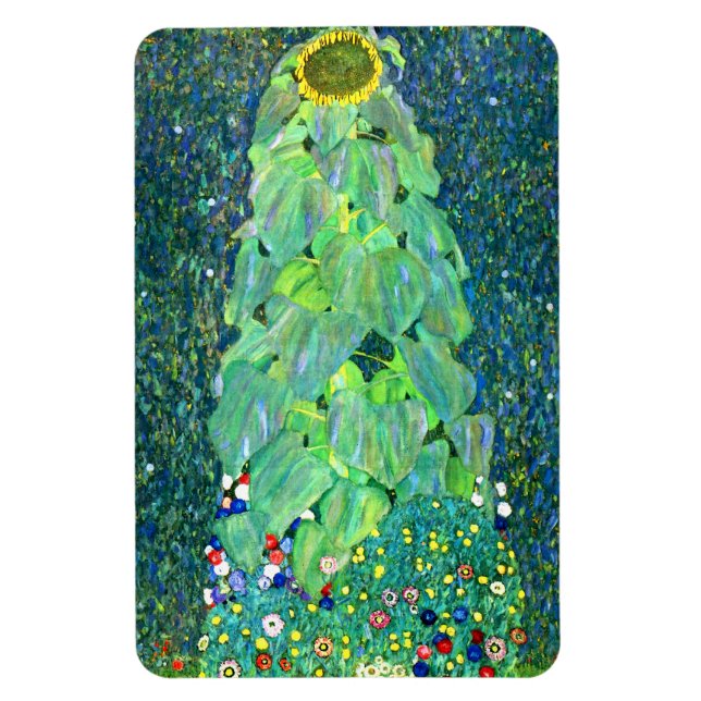 Gustav Klimt: Solros Magnet (Vertikal)