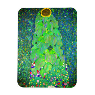 Gustav Klimt Solros Magnet