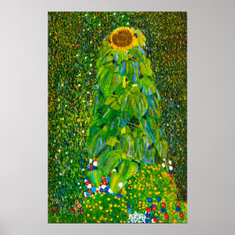 Gustav Klimt Solros Poster