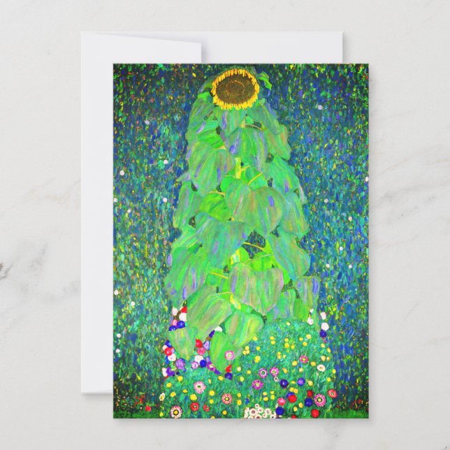 Gustav Klimt Solros Spara Datumet (Framsida)