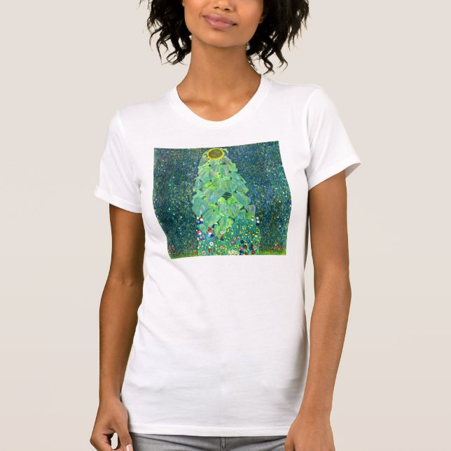 Gustav Klimt: Solros Tee Shirt (Framsida)