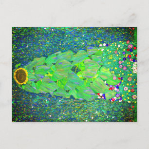 Gustav Klimt Solros Vykort