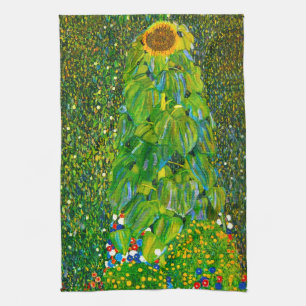 Gustav Klimt solroskökshandduk Kökshandduk
