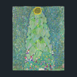 Gustav Klimt - Solrossen Fleecefilt<br><div class="desc">Solrossen - Gustav Klimt,  Oil on Canvas,  1907</div>