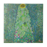 Gustav Klimt - Solrossen Kakelplatta<br><div class="desc">Solrossen - Gustav Klimt,  Oil on Canvas,  1907</div>