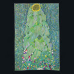Gustav Klimt - Solrossen Kökshandduk<br><div class="desc">Solrossen - Gustav Klimt,  Oil on Canvas,  1907</div>