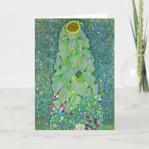 Gustav Klimt - Solrossen Kort