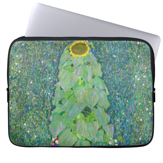 Gustav Klimt - Solrossen Laptop Fodral (Framsidan)