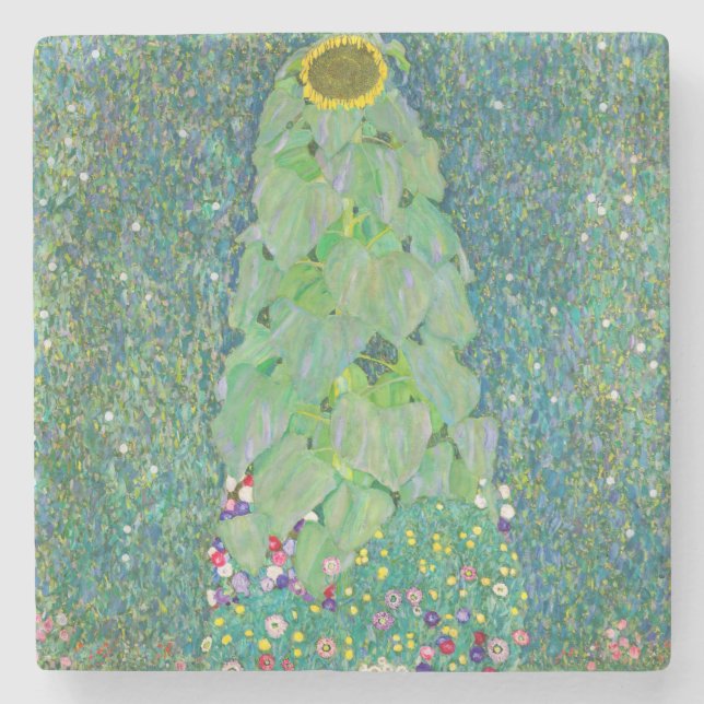 Gustav Klimt - Solrossen Stenunderlägg (Framsidan)