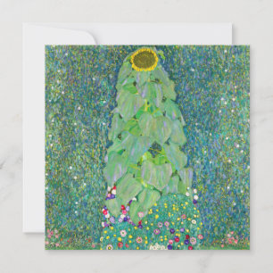 Gustav Klimt - Solrossen Tack Kort