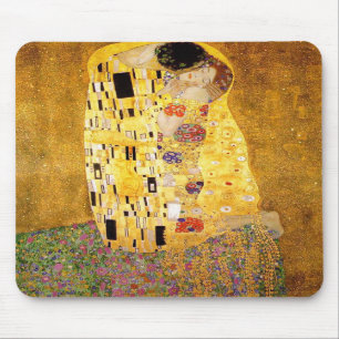 Gustav Klimt som kyssmusen vadderar Musmatta